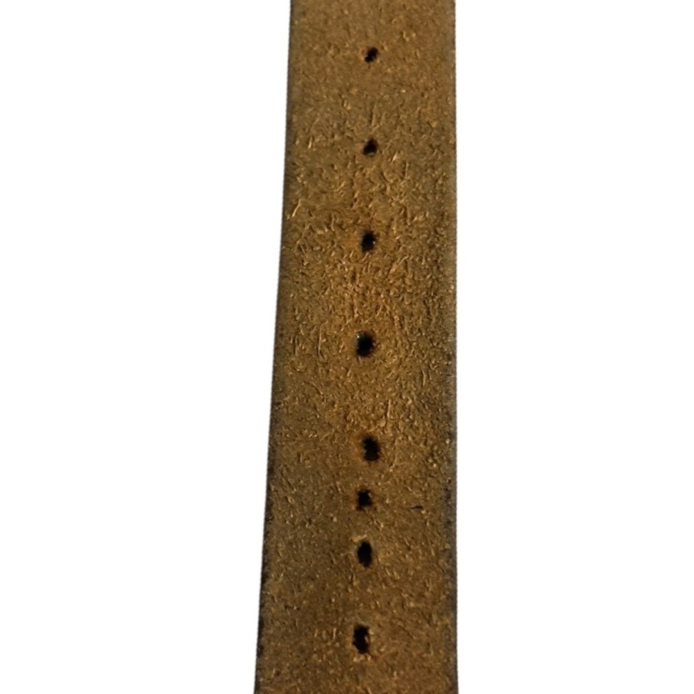 Western Men's Leather Tooled American Indian‎ Headdress Detail No Buckle Belt - Picture 12 of 13